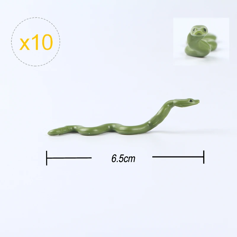 10Pcs/lLot Owls Cat Snake Chick Dog Rat Animal Farm Series Montessori Teaching Aids Building Blocks Kids Gifts Toys For Children