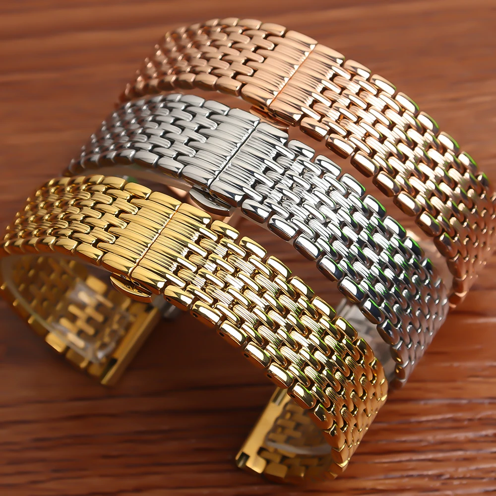 Cinturino In Acciaio Inossidabile Accessori Per Orologi Da Uomo Per Longines Jiayu Cinturino In Acciaio Cinturino Per Orologio Con Fibbia A Farfalla A