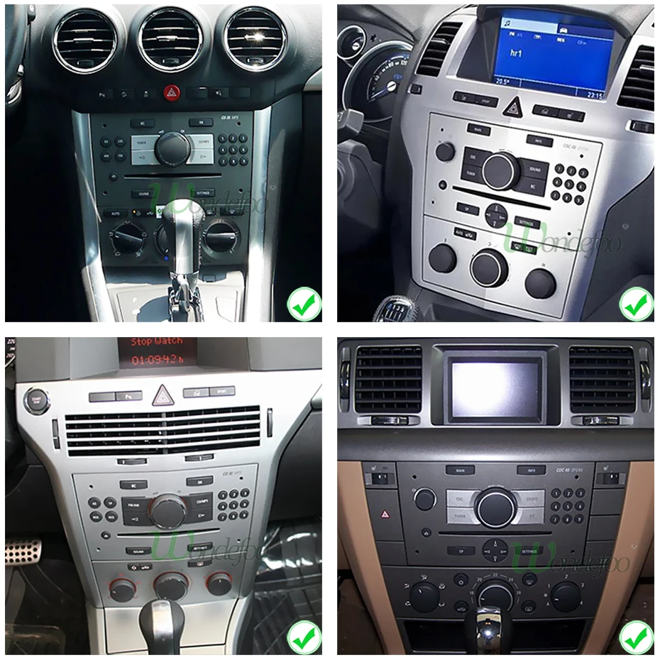 Best IPS DSP Android 9.0 4G 2 DIN DVD PLAYER For Opel Vauxhall Astra H G J Vectra Antara Zafira Corsa Vivaro Meriva Veda GPS RADIO PC 4
