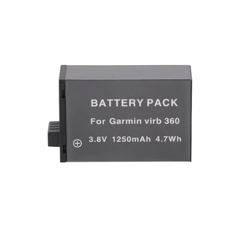 

Andoer 3.8V 1250mAh Rechargeable Li-ion Battery Pack Panoramic Camera Battery 4.7Wh for Garmin Virb 360 Camera