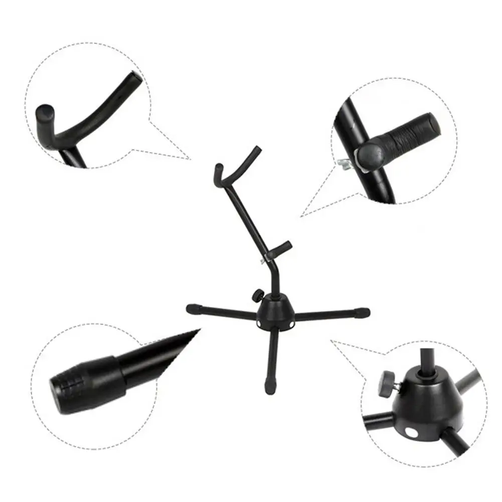 Saxophone Parts Portable Tripod Stand With Metal Leg Detachable Foldable Tripod Bracket Tenor And Saxophone Gadgets Accessories