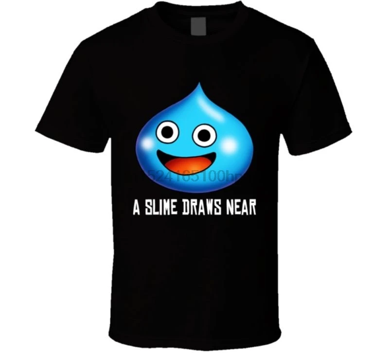 Игровая футболка Dragon Quest Slime-черная |