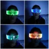 LED Luminous Glasses LED Glasses EL Wire Neon Light Up Visor Eyeglasses Bar Party EyeWare For Halloween Christmas Parties ► Photo 2/6