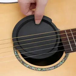2 шт. Силиконовое акустическое отверстие для гитары крышка шумоподавление звук буферная вилка универсальная гитара аксессуар ED889