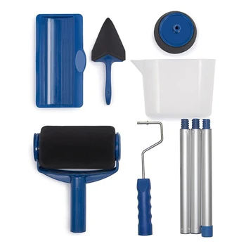 

Dropshipping 5/8pcs Paint Roller Multifunctional Household Wall Decorative Paint Roller Brush Tool Set rodillo para pintar