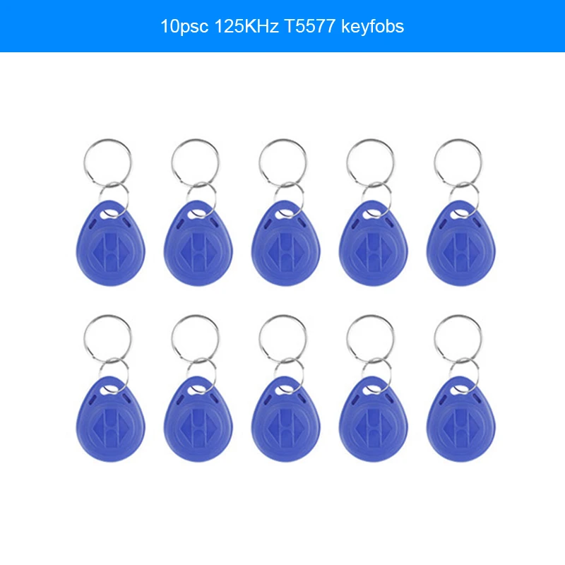 RFID карта доступа писатель 5PCSID карта+ 5PCSID брелок набор считыватель ручной ID Дубликатор 125 кГц ID ридер - Цвет: 8265k-10