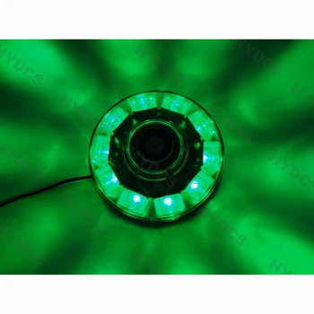 

10LED Emergency Warning Light Roof Top Beacon Flashing Strobe Light 12V Green 30W