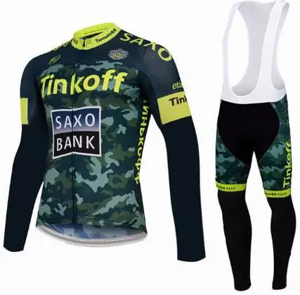 Tinkoff Pro Джерси с длинным рукавом для велосипедной команды, одежда для гоночного велосипеда, одежда для горного велосипеда, одежда для велоспорта - Цвет: Небесно-голубой