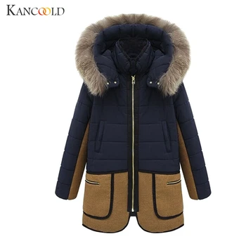 

KANCOOLD coats MINIMALIST STYLE Warm Winter Slim Hooded Thicken Overcoat Outwear fashion new coats and jackets women 2019Sep20