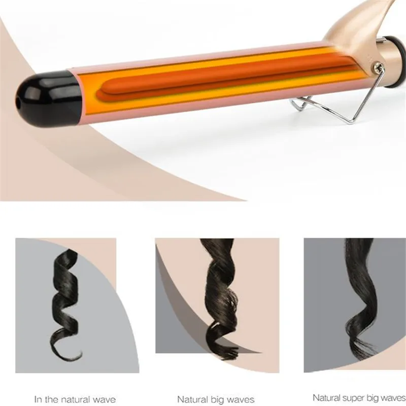 Electric Professional Hair Curler 22mm 28mm 32mm 38mm Ceramic LCD Curling Iron Roller Curls Wand Waver Fashion Styling Tools 2# hair curler,hair iron