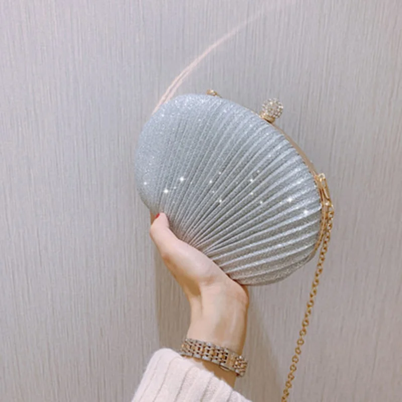 

Women Evening Bag Designer Evening Handbag Lady Party Purse Golden Chain Handbag VJ-Drop