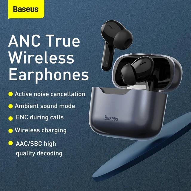 Baseus TWS ANC Wireless Bluetooth 5.1 Earphone 6
