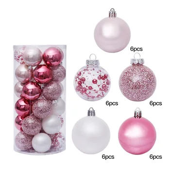 

30pcs Christmas Tree Hanging Balls Home Office Mall Tree Plastic Balls Hanging Decor Ornament Christmas New year decorations