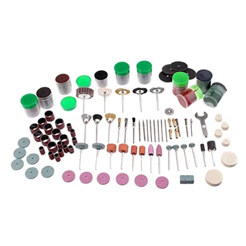 

BHTS-262Pcs Dremel Accessories Rotary Tool Accessory Set for Cutting Grinding Wheel Sanding Disc Polishing Pad 1/8 Inch Shank