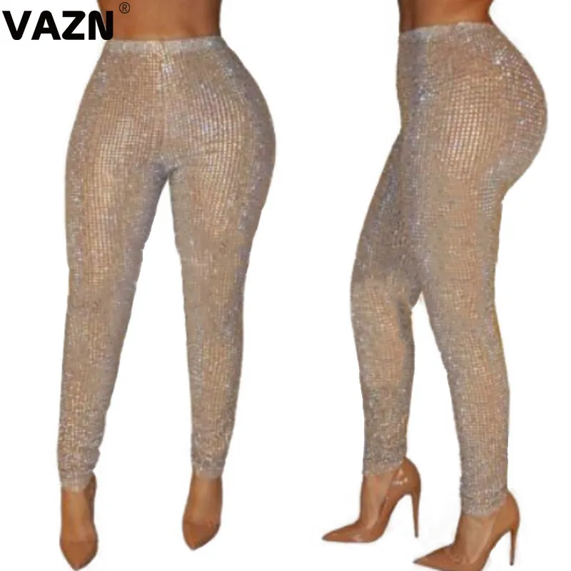 VAZN JLY1838, Новое поступление, Необычные Неопрятные тяжелые Промышленные сексуальные модные Эластичные Обтягивающие женские длинные брюки-карандаш