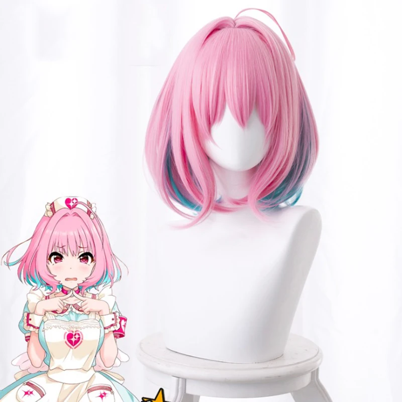 Riamu Yumemi парик для косплея с шапочкой парика Костюм Золушки девочек короткие