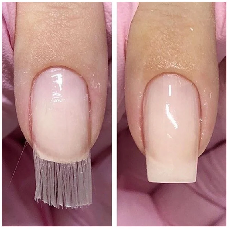 Набор для наращивания ногтей из стекловолокна с пинцетом, пилочка для наращивания ногтей, маникюрные инструменты CJ666