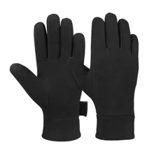 Man Outdoor Riding Fleece Gloves Winter Light Thermal Sports Full Finger Glove Running Jogging