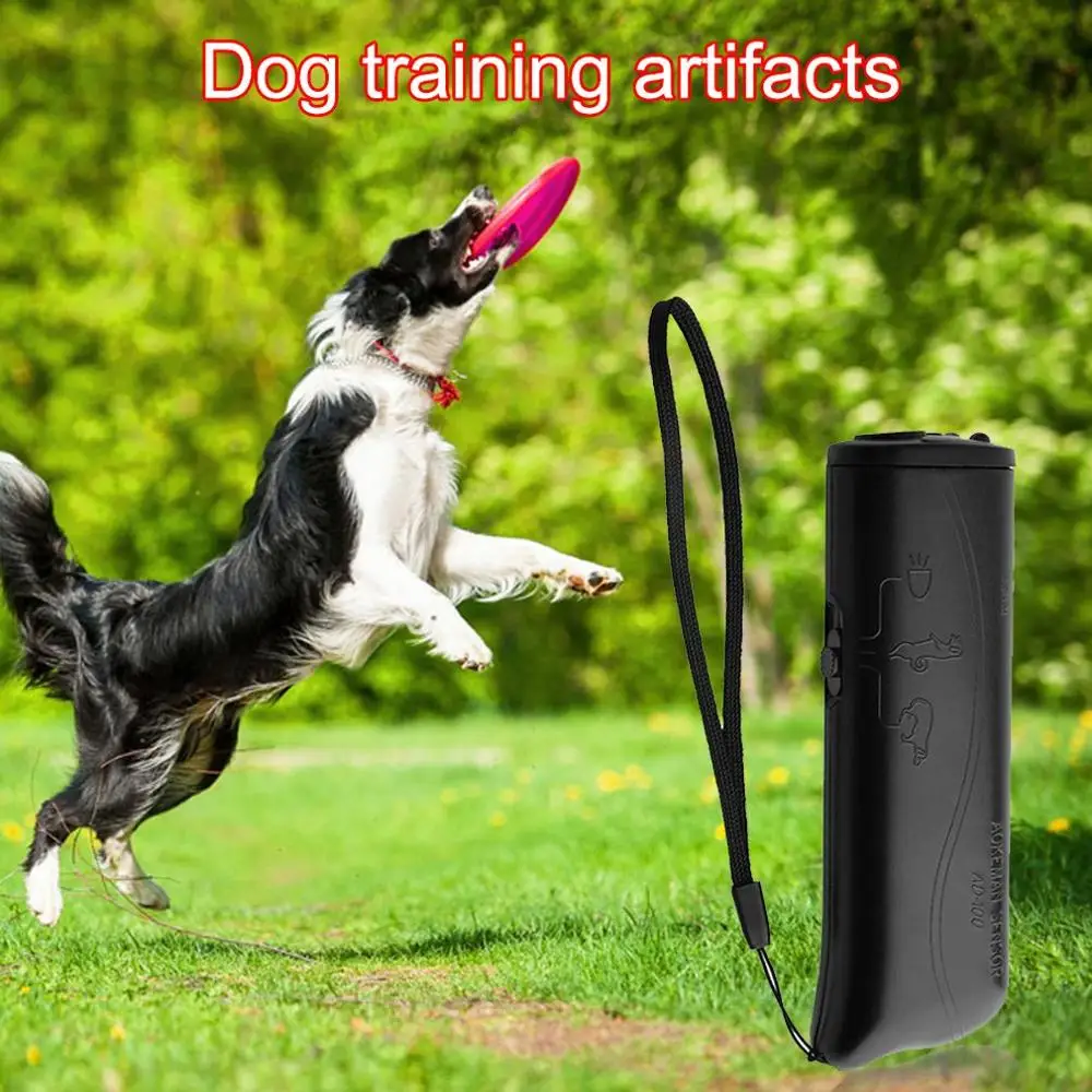 Dispositivo de Control de entrenamiento 3 en 1 para perros, dispositivo repelente ultrasónico portátil, antiladridos, antiladridos y antiladridos, CD-100