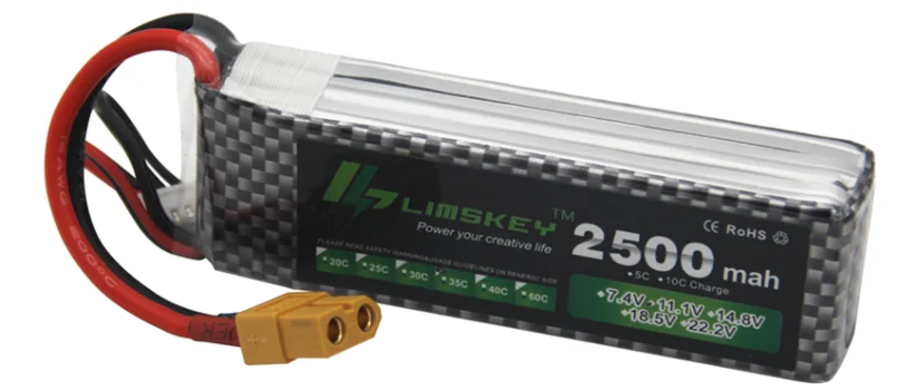 3 шт./лот 3S 11 1 В 2500 мАч 35C LiPo батарея XT60/T/JST/EC5 разъем для RC автомобиля самолет