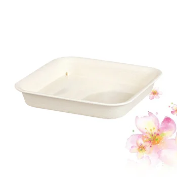 

2pcs Square Shape Plastic Flower Pot Tray Pot Water Tray Multi-functional Household Potted Support Leakproof Potted Base for Hom