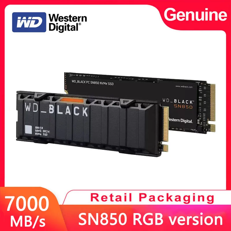 Western Digital WD Black SN850 500G встроенный твердотельный накопитель M2 2280 PCIe4.0 игровой NVMe 1T SSD