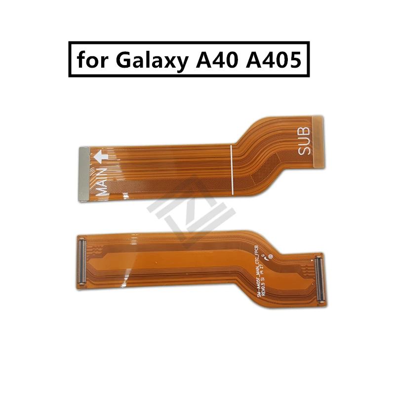 Для samsung a40 a405 гибкий кабель для материнской платы Материнская плата подключение ЖК-дисплей гибкий кабель лента запасные части