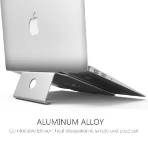 Image 5 - Soporte portátil de aluminio para portátil, para MacBook Air/Pro 13 15, iPad Pro 12,9, Surface, Chromebook y Notebook de 11 a 17 pulgadas