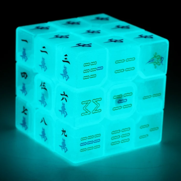 

ZCUBE Mahjong 3x3x3 Speed Magic Cubes Puzzle 3x3 Cubo Magico Educational Children Kids Gift Toy Adult