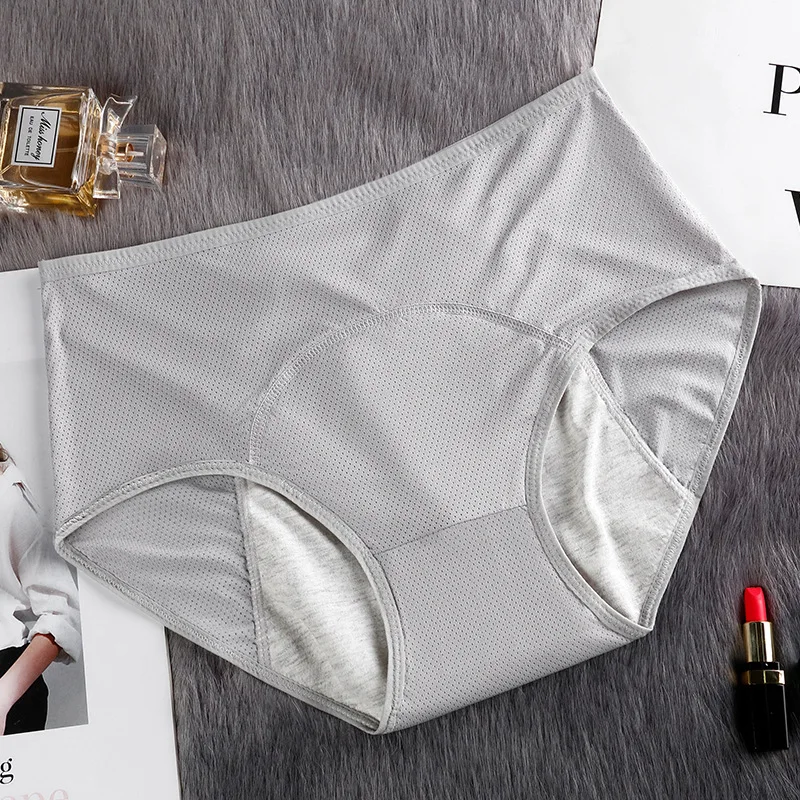 Prueba de fugas periodo Менструальный bragas ropa interior de mujeres pantalones fisiológicos pantalones de algodón de la salud sin