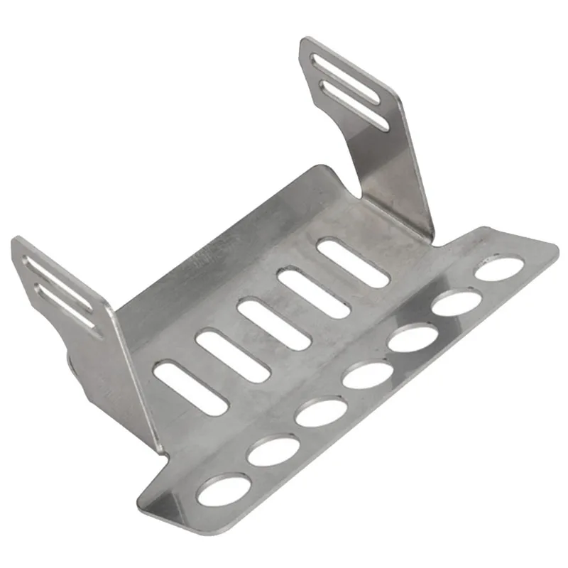 

RC Chassis Armors,Stainless Steel Chassis Armors Protection Skid Plate for Traxxas TRX-4 RC Crawler Car Upgrade Part
