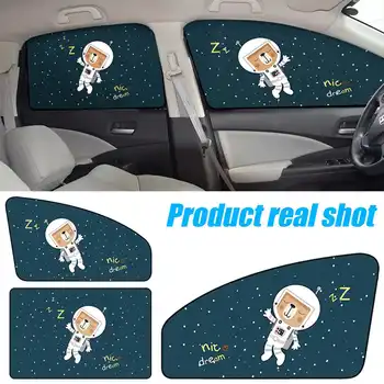 

Universal Magnetic Car Side Window Sunshade Curtains Car Styling Auto Windows Sun Visor Forest Pattern Blinds Cover Sun Shade