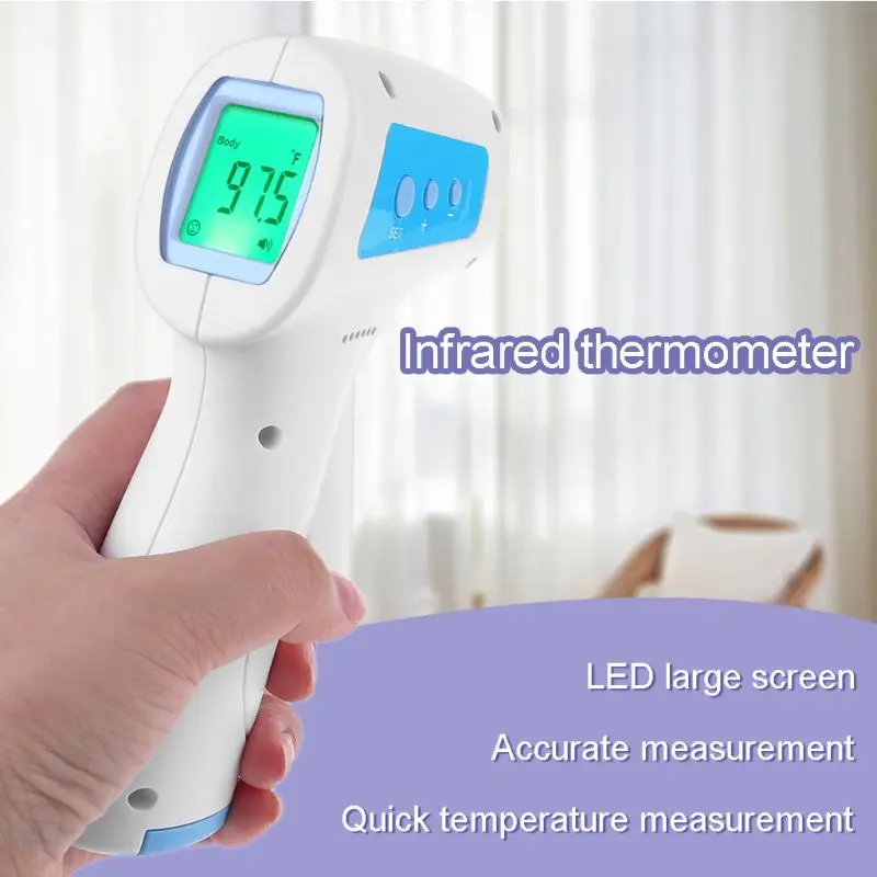 Us 24 08 29 Off Universal Non Contact Infrared Ir Body Temperature Meter Tester Digital Lcd Display Temperature Measurement Tool Building