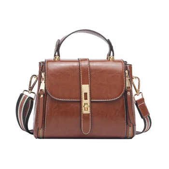 

Shoulder Bags For Women Messenger Bag The New Fashion All-match Wide Shoulder Strap Quality Texture Designer Small Square Bag