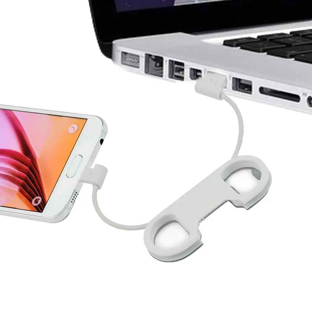 Mini Opener Can Opener Stainless Steel Multi-function Keychain Kitchen Tools Gadgets Openers with USB Charging Cord