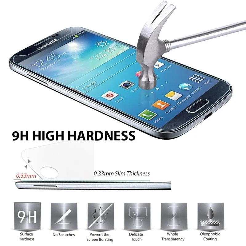 Закаленное стекло Sklo 9H для Samsung Galaxy S3 S4 S5 S6 A3 A5 J3 J5 2015 2016 Grand Prime защита экрана
