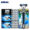 Gillette Sensor Excel de cuchillas de afeitar doble bordes los jefes de reemplazo Punto de afeitar casetes Vector 3 DE CARA quitar pelo ► Foto 1/6