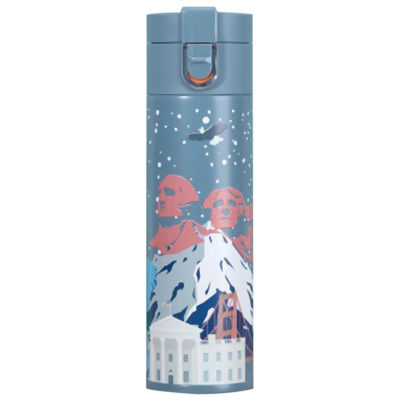 Botique-500Ml термо бутылка для воды из нержавеющей стали вакуумная колба кружка чашка кофе термо бутылка кружка для путешествий