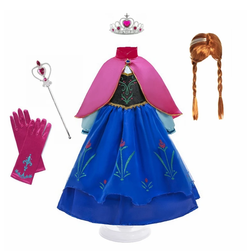 Déguisement Enfant Princesse Anna Complet - La Reine des Neiges