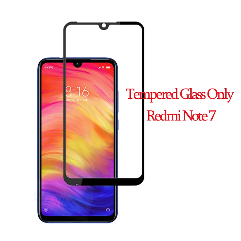 GlassOnly Note 7 2-в-1 Камера стекло на редми нот 7стекло Redmi 7 3D ззащитное стекло Redmi Note 7 стекло Экран протектор стекло redmi 7a ззащитное стекло редми 7 стекло redmi 7 glass - Цвет: GlassOnly Note 7