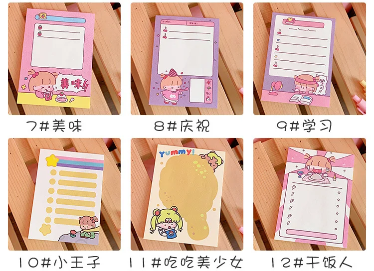Sticky Note Simple Plan This Student Daily Notebook Time Management Learning Clocking Schedule Week Planner Memo Pads Office Tag