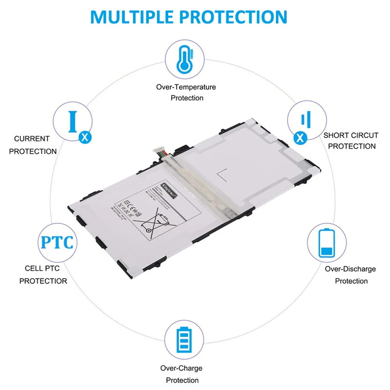 Kingsener Eb-bt800fbe Bateria de Substituição para Samsung Galaxy Tab 10.5 s Sm-t800 Sm-t801 Sm-t805 Sm-t807 Sm-t807a Eb-bt800fbc Baterias p/ laptop - Imagem 4