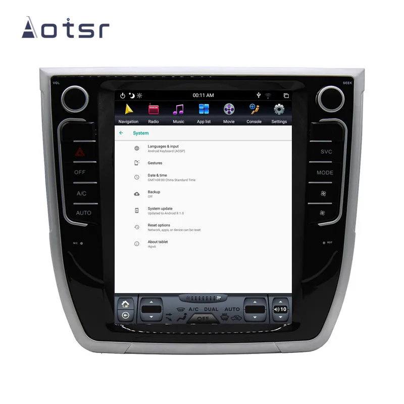 Aotsr Tesla 10," вертикальный экран Android 8,1 автомобильный dvd-плеер gps навигация для Great Wall Haval H6 Sport 2013+ carplay