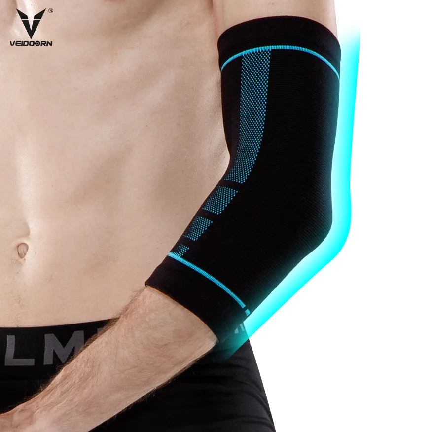 Veidoorn fFitness спортивный защитный бандаж для поддержки локтя компрессионный | Спорт