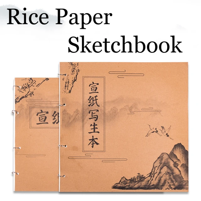 Thin Rice Paper For Painting Callilgraphy Xuan Zhi Paper Trace Paper Art  School Supply - Sketchbooks - AliExpress