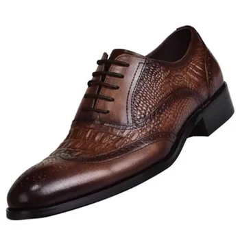 

Brock Oxford men's shoes retro leather shoes large size mens style shoes sneakers mens loafers zapatos de hombre formal dresses