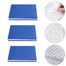 500 pces tradicional caligrafia prática papel miúdo estudante iniciante papel de rastreamento