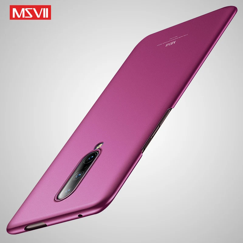 

Oneplus 7 Pro Case Cover Msvii Slim Frosted Coque For One Plus 7 T 6 6T Case OnePlus7 Hard PC Cover For OnePlus 6T 7T Pro Cases