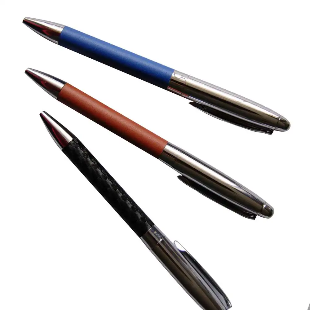 Umitive 1 шт. 0,7 мм Коммерческая металлическая шариковая ручка пресс Стиль Автоматическая ручка для школы канцелярские принадлежности для письма подписи