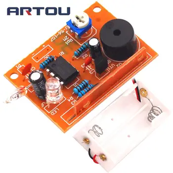 

Touch Vibration Alarm Kit Electronic Production DIY Electronic Training Kit Teaching Kit Parts